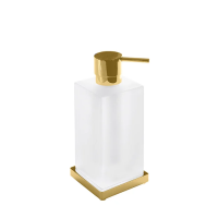 Дозатор для мыла Colombo Design Look B9317.OM-VAN настольный, PVD золото матовое|матовое стекло Дозатор для мыла Colombo Design Look B9317.OM-VAN настольный, PVD золото матовое|матовое стекло