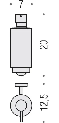 Дозатор для мыла Colombo Design Nordic B9323 Дозатор для мыла Colombo Design Nordic B9323