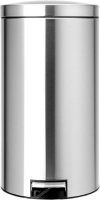 Мусорное ведро Brabantia Pedal Bin 424229 20+20 л, стальное полированное