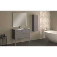 Зеркало Cezares Tiffany 45085 98x90 см, с LED-подсветкой, антизапотеванием, Grigio Nuvola