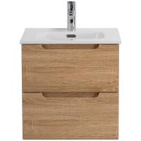Тумба под раковину BelBagno Etna 50 ETNA-500-2C-SO-WO подвесная Rovere Bianco