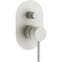 Смеситель для ванны Plumberia Selection IXO XO1001BO встраиваемый, белый матовый
