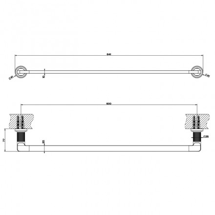 Полотенцедержатель Gessi Inciso 58503#149