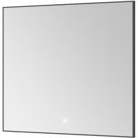 Зеркало Boheme Modern 80x70 543-080-GM с подсветкой Оружейная сталь с сенсорным выключателем и подогревом