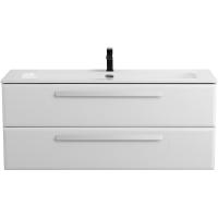 Тумба под раковину Cezares Eco-Cer-N 120 ECO-CER-N-1200-2C-SO-BL подвесная Bianco Lucido без ручек