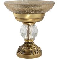 Мыльница Migliore Cristalia 16759 цвет бронза с кристаллом Swarovski