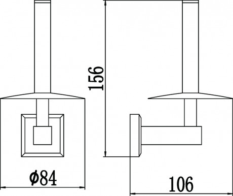 Держатель запасных рулонов Savol 95 S-009552-1