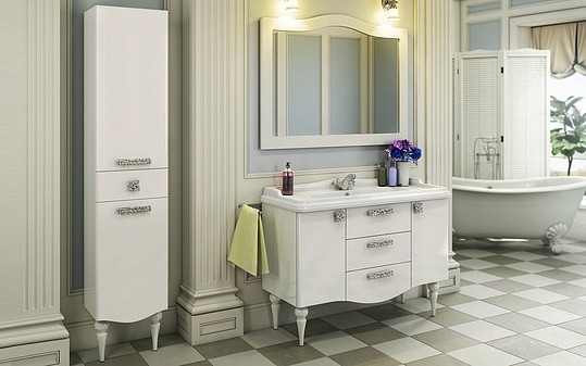 шкаф-пенал comforty монако 40 l