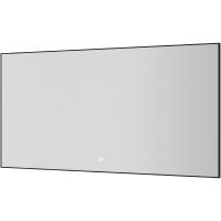 Зеркало Boheme Modern 140x70 543-140-B с подсветкой Черное с сенсорным выключателем и подогревом