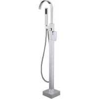 Смеситель Abber Wasserfall AF8615 для ванны с душем, напольный, цвет хром