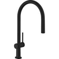 Смеситель для кухни Hansgrohe Talis M54 72802670, черный матовый