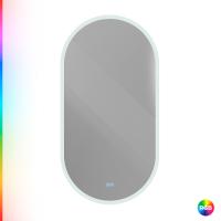 Зеркало Cezares Ellisse 50 CZR-SPC-ELS-500-950-RGB-TCH с подсветкой с сенсорным выключателем и функцией памяти
