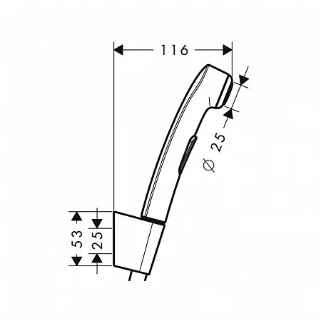 гигиенический набор hansgrohe team compact 96907000