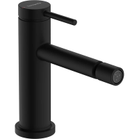 Смеситель для биде Hansgrohe Tecturis S 73201670 с донным клапаном, черный матовый