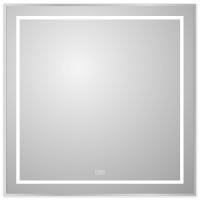 Зеркало BelBagno Kraft 80 SPC-KRAFT-800-800-LED-TCH-WARM с подсветкой Сатин с сенсорным выключателем и подогревом