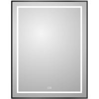 Зеркало BelBagno Kraft 70 SPC-KRAFT-700-900-LED-TCH-WARM-NERO с подсветкой Черное с сенсорным выключателем и подогревом