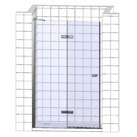 душевая дверь radaway eos ii dwj 90 l прозрачное