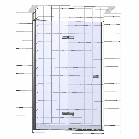 душевая дверь radaway eos ii dwj 80 r прозрачное