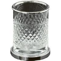 Стакан для зубных щеток Boheme Murano Cristal 10217 Хром
