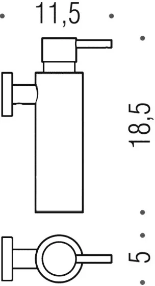 Дозатор для мыла Colombo Design Plus W4981.BM белый матовый Дозатор для мыла Colombo Design Plus W4981.BM белый матовый