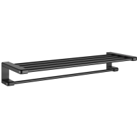 Полка для полотенец Wonzon & Woghand WW-V3902-MB 60 см, черный матовый