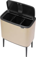 Мусорное ведро Brabantia Bo Touch Bin 304644 11+11+11 л, шампань