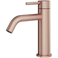Смеситель для раковины Plumberia Selection IXO XO0053RS без донного клапана, медь матовая