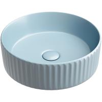 Раковина Ceramicanova Element CN6057ML накладная, Ø36 см, голубая матовая