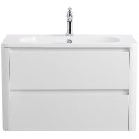 Тумба под раковину Cezares Relax 80 RELAX-800-2C-SO-BL подвесная Bianco Lucido