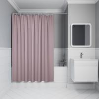 Штора для ванной, 200х180 см IDDIS DW04P18i11 Полиэстер, розовый 