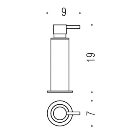 дозатор для мыла colombo design mini b9342.nm подвесной, чёрный матовый дозатор для мыла colombo design mini b9342.nm подвесной, чёрный матовый
