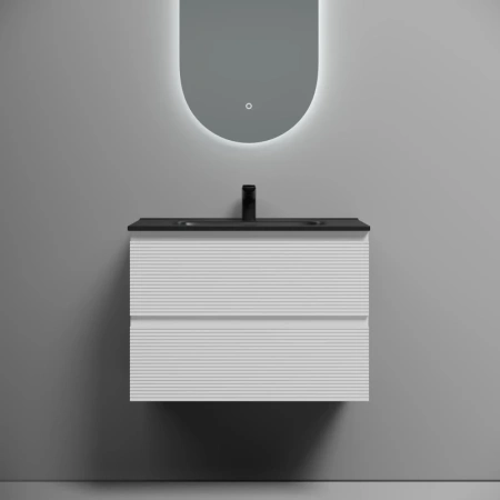 тумба под раковину sancos folk fl70w 69 см, подвесная, белый матовый