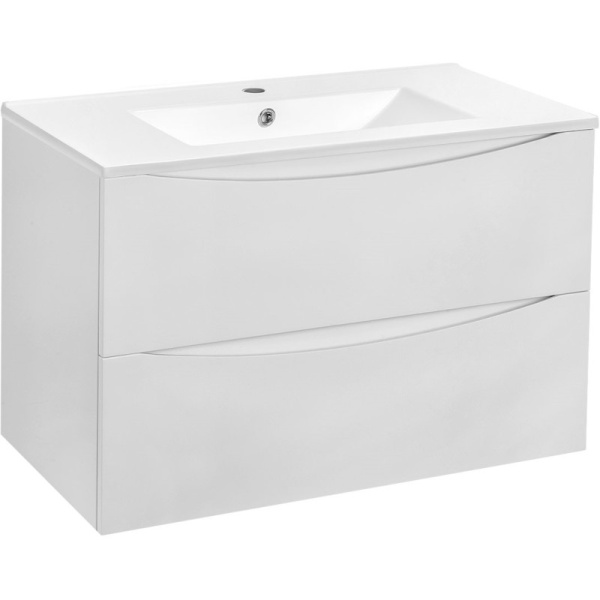 тумба белый глянец 80,7 см vincea mia vmc-2mc800gw