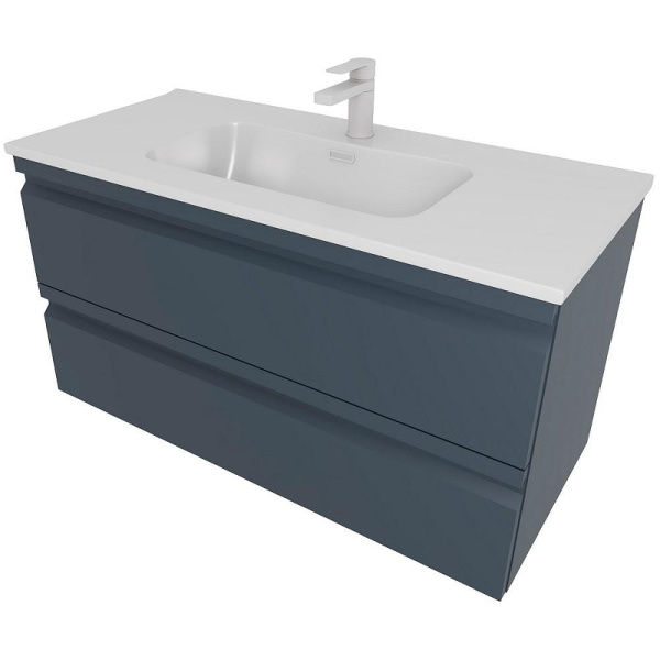 тумба с раковиной aquatek вега 100 aq77100-mg подвесная серая матовая тумба с раковиной aquatek вега 100 aq77100-mg подвесная серая матовая