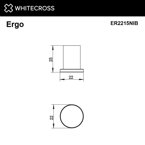 Крючок Whitecross Ergo ER2215NIB брашированный никель