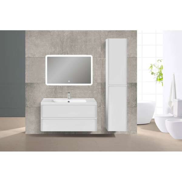 тумба белый глянец 99,5 см vincea vico vmc-2v100gw