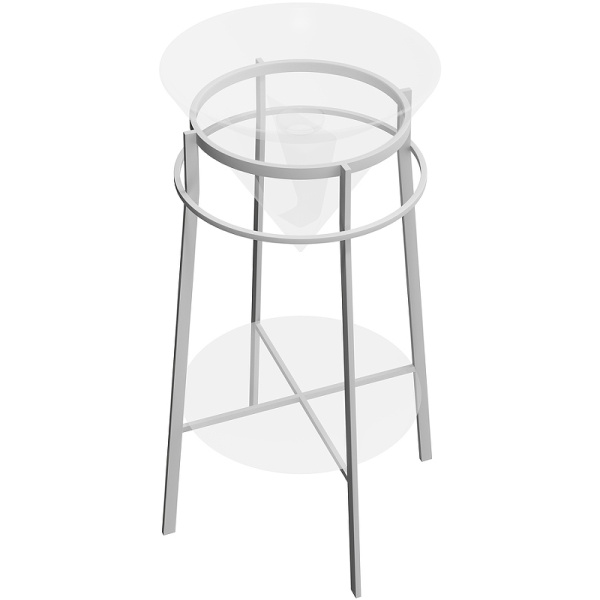 консоль под раковину kerama marazzi cono co.44\wht.m белая матовая