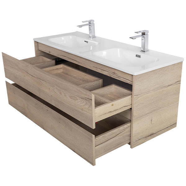 тумба под раковину belbagno kraft 120 kraft-1200-2c-so-2-rgb подвесная rovere galifax bianco