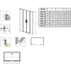 душевая дверь radaway idea dwd 180 387128-01-01 прозрачное