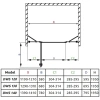 душевая дверь radaway eos ii dwjs 140 l прозрачное