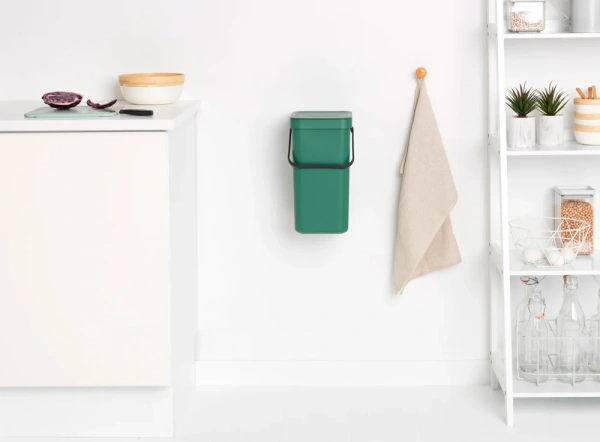 Мусорное ведро Brabantia Sort&Go 129803 12 л, темно-зеленое