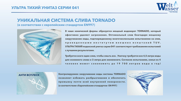 унитаз weltwasser merzbach 041 mt-gr 10000008256 подвесной серый матовый с сиденьем микролифт