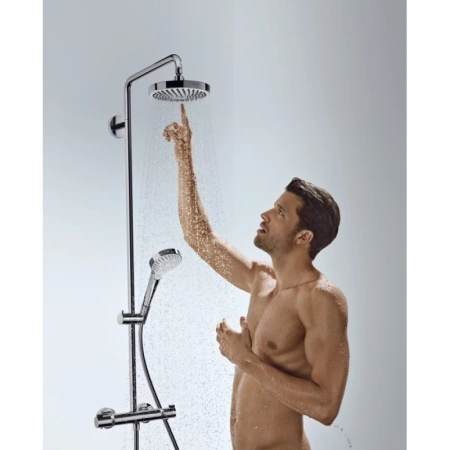 верхний душ hansgrohe croma select s 180 2jet ecosmart 26523000