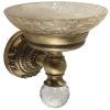 Мыльница Migliore Cristalia 16758 цвет бронза с кристаллом Swarovski