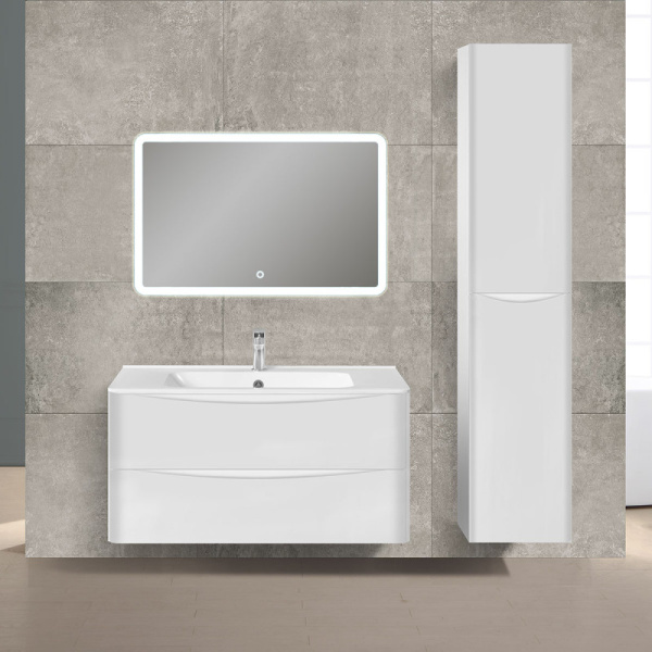 тумба белый глянец 99,5 см vincea paola vmc-2p100gw