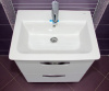 тумба под раковину roca the gap 60 zru9302734 подвесная белая матовая