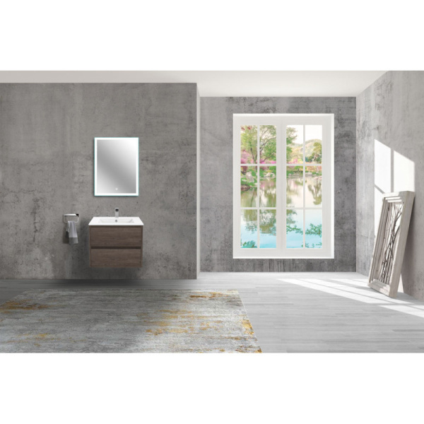 тумба темный дуб 60 см vincea gio vmc-2g600ro