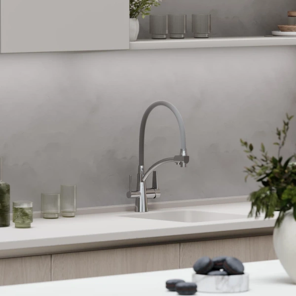 смеситель для кухни sancos eri sc4001ch хром серый