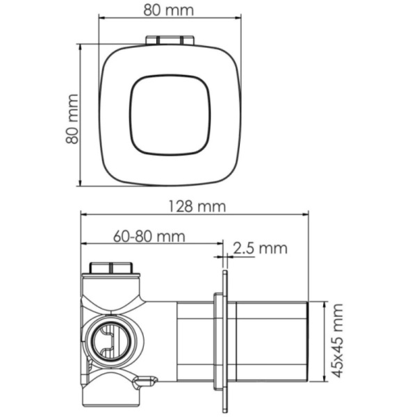 переключатель на 2 положения wasserkraft nuthe a264