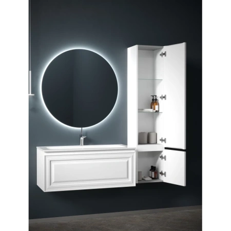 шкаф пенал sancos very 35 r pvr35rw подвесной bianco